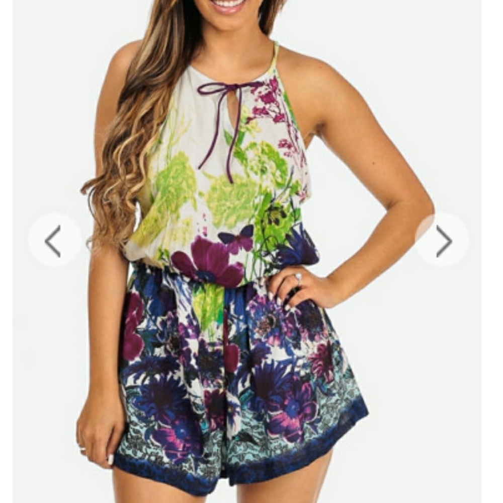 Cute Floral Romper